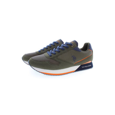 US POLO ASSN. Groene polyester sneaker