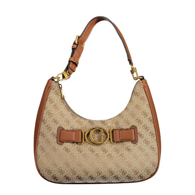 Sac à main Guess Jeans en polyéthylène marron