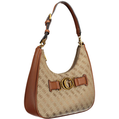 Sac à main Guess Jeans en polyéthylène marron