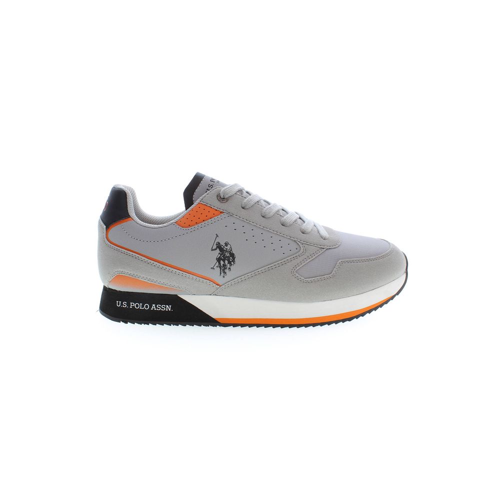 US POLO ASSN. Grijze polyester sneaker