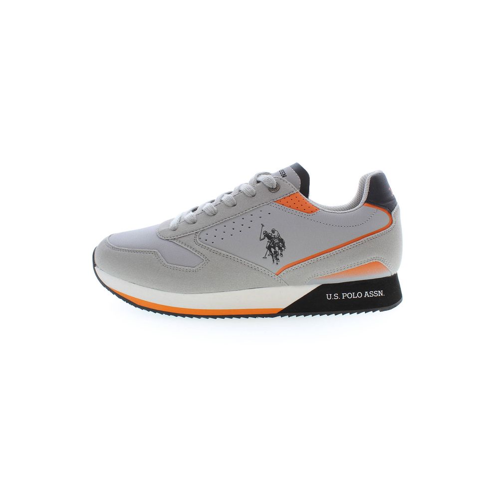 US POLO ASSN. Grijze polyester sneaker