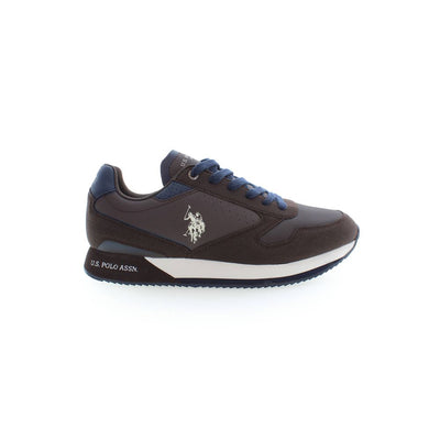 US POLO ASSN. Bruine polyester sneaker
