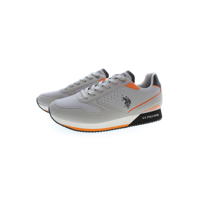 US POLO ASSN. Grijze polyester sneaker