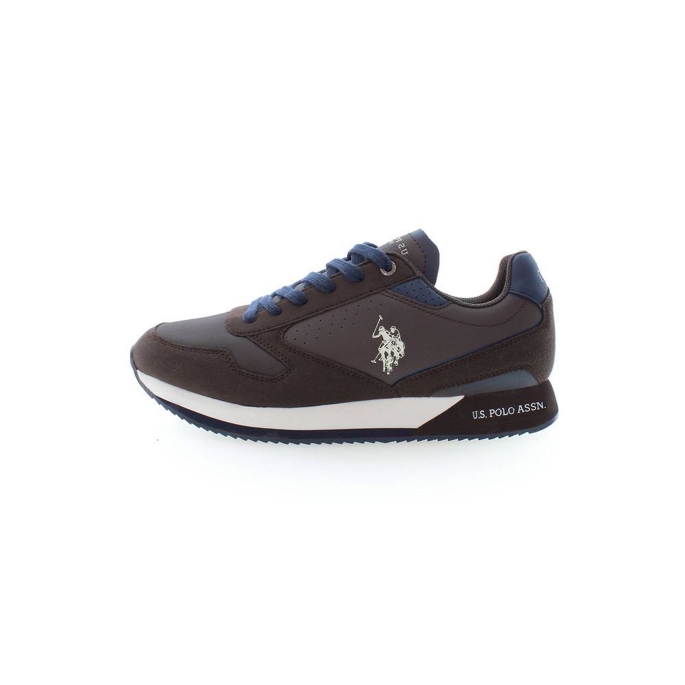 US POLO ASSN. Bruine polyester sneaker