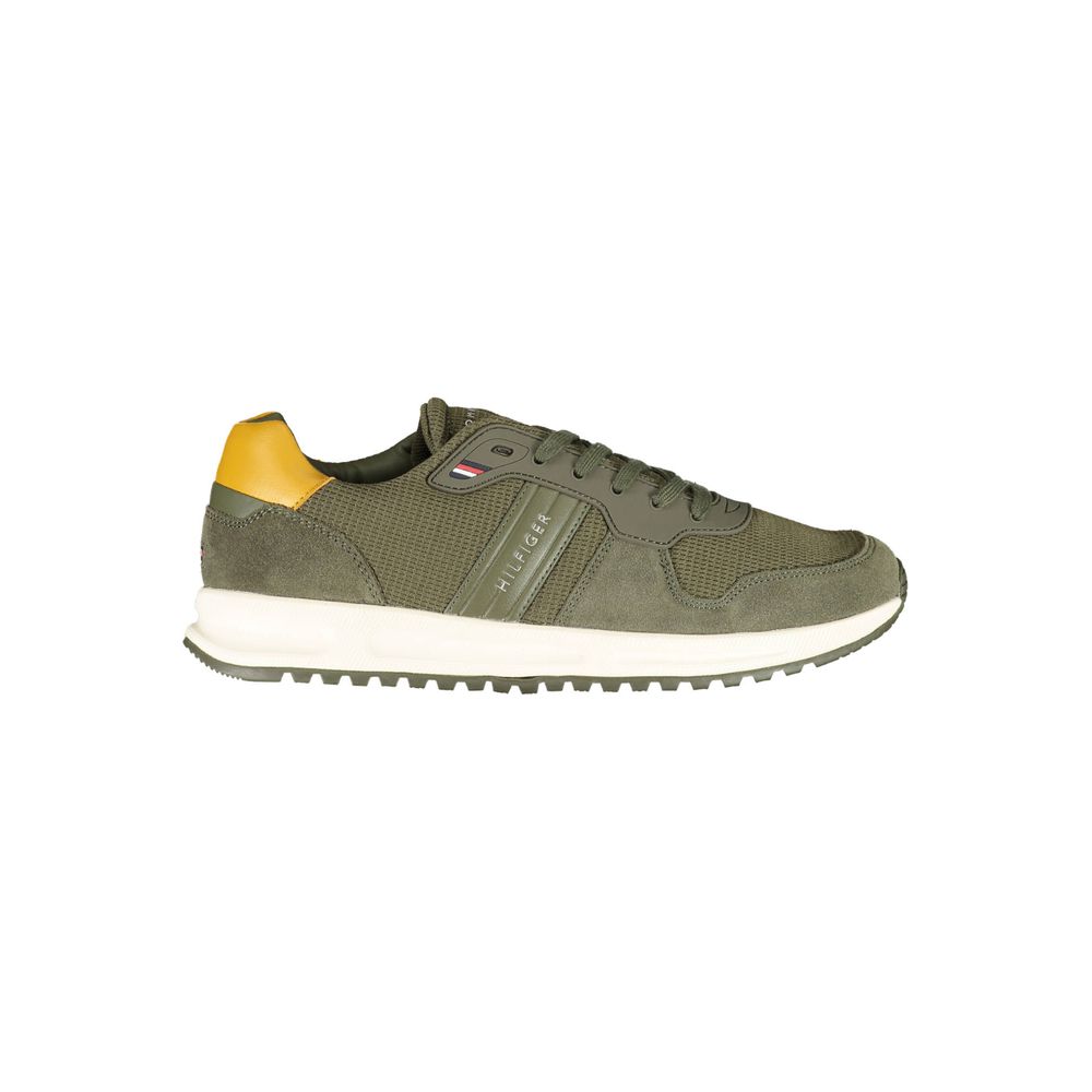 Tommy Hilfiger Groene Polyester Sneaker