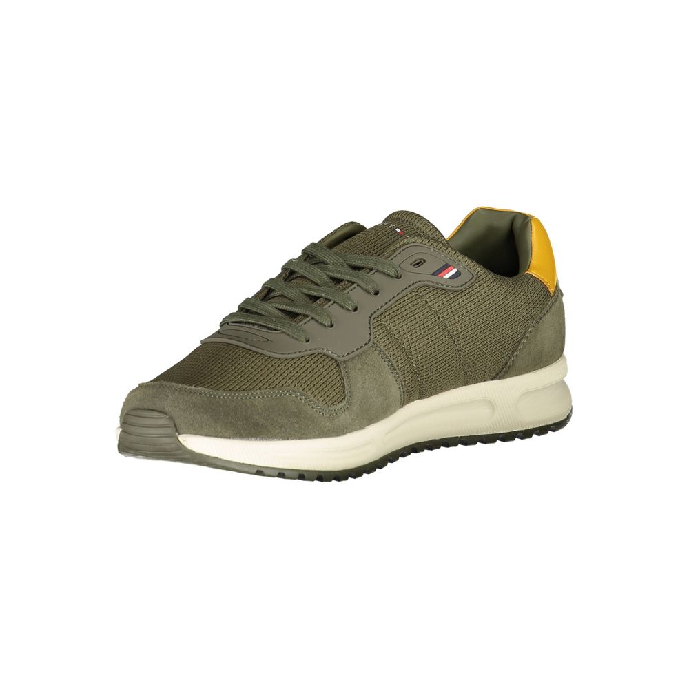 Tommy Hilfiger Groene Polyester Sneaker