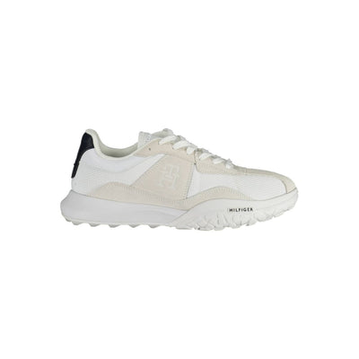 Tommy Hilfiger witte polyester sneaker
