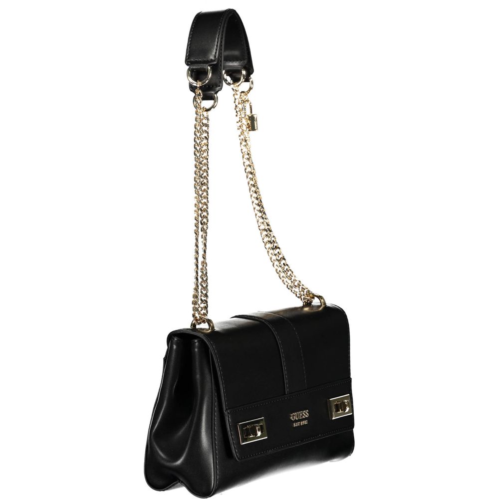 Sac à main Guess Jeans en polyéthylène noir