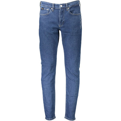 Calvin Klein blauwe katoenen jeans en broek