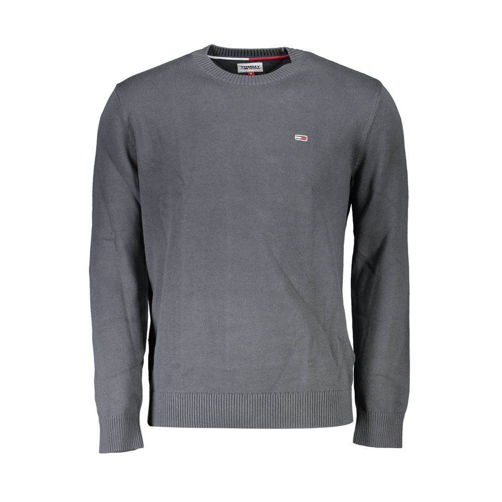 Pull en coton gris Tommy Hilfiger