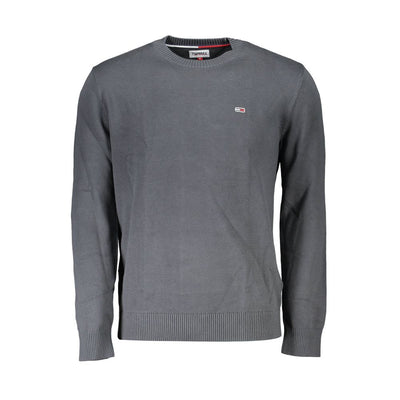Pull en coton gris Tommy Hilfiger