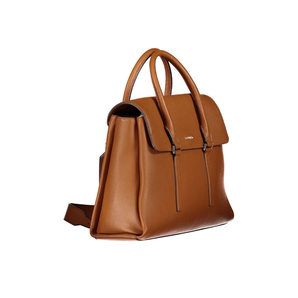 Sac à main en polyéthylène marron Calvin Klein