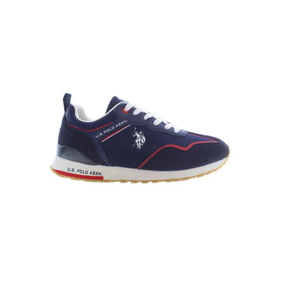 US POLO ASSN. Blauwe polyester sneaker