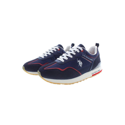 US POLO ASSN. Blauwe polyester sneaker