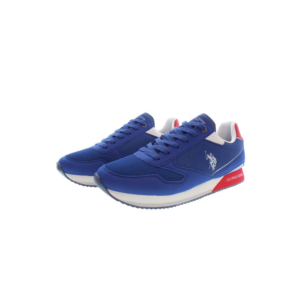 US POLO ASSN. Blauwe polyester sneaker