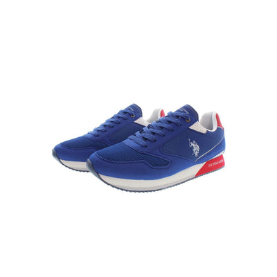 US POLO ASSN. Blauwe polyester sneaker
