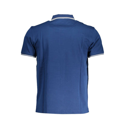 Harmont & Blaine Blue Cotton Polo Shirt