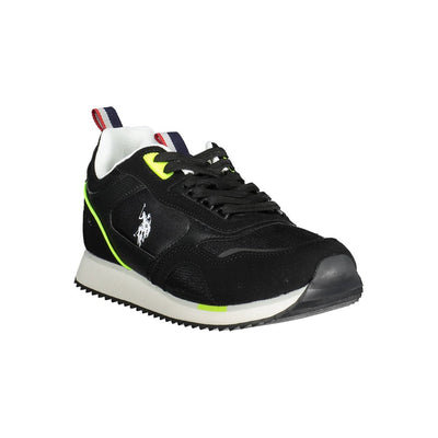 U.S. POLO ASSN. Black Polyester Sneaker