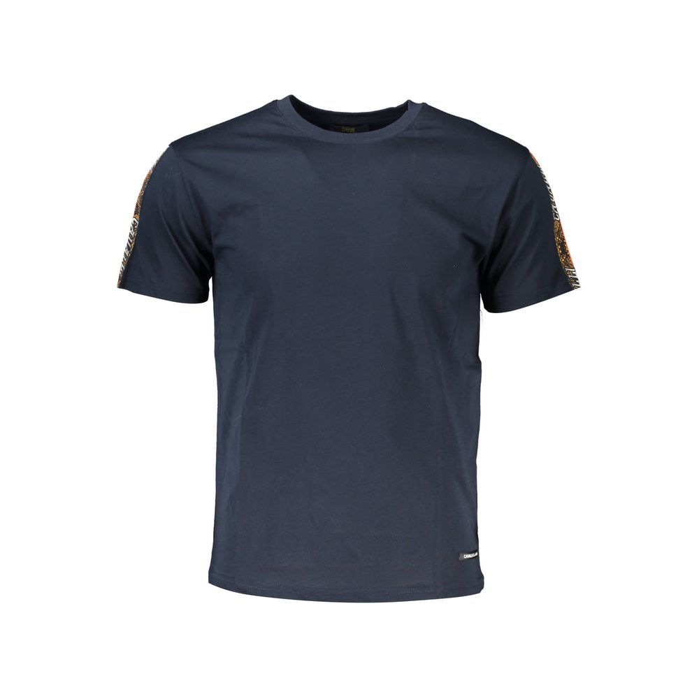 T-shirt en coton bleu Cavalli Class