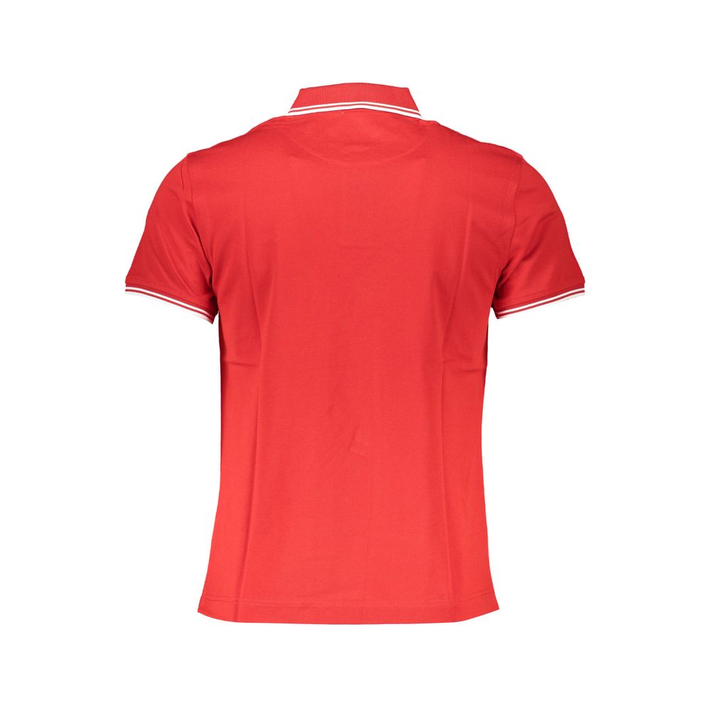 Harmont & Blaine Red Cotton Polo Shirt