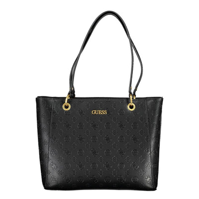 Sac à main Guess Jeans en polyéthylène noir