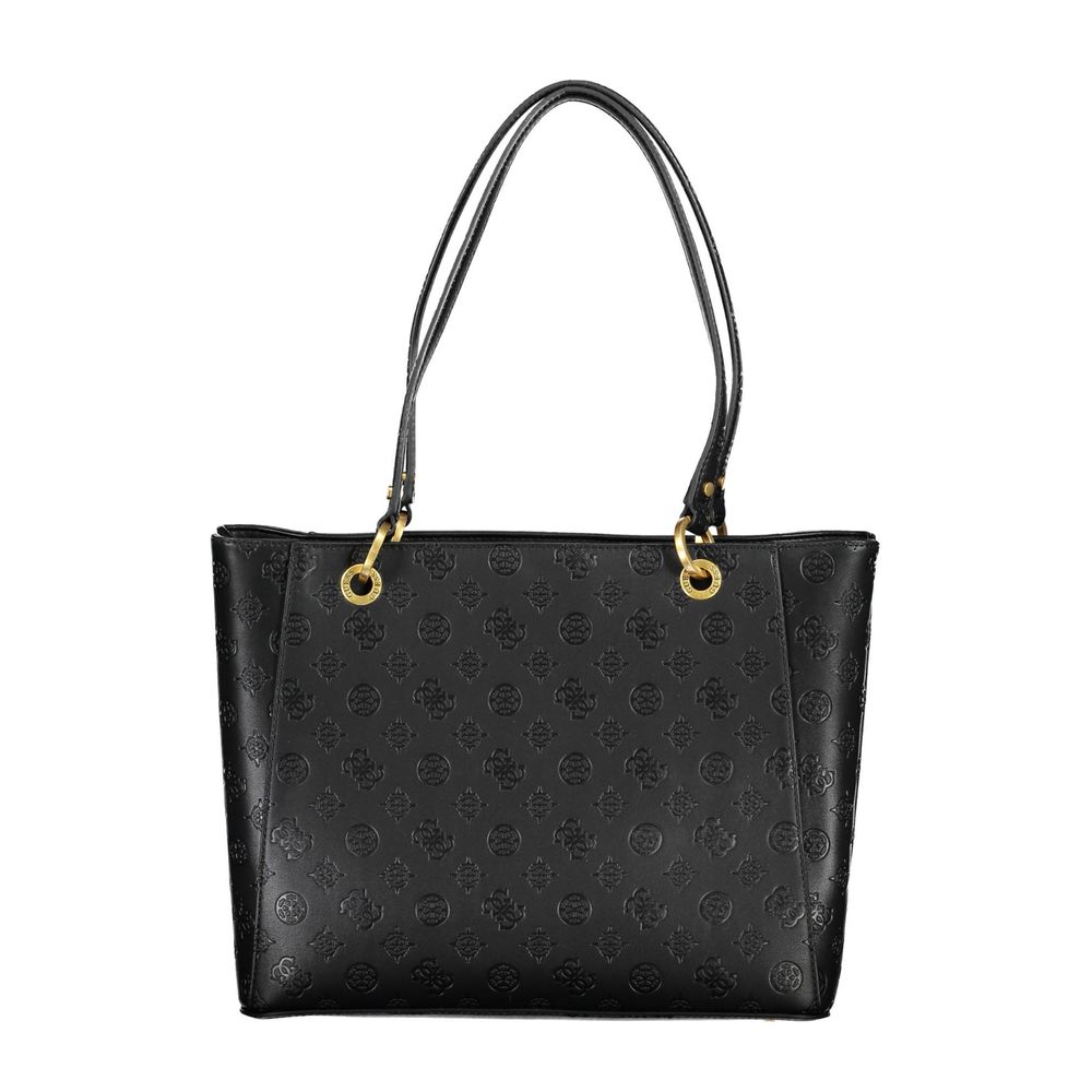 Sac à main Guess Jeans en polyéthylène noir