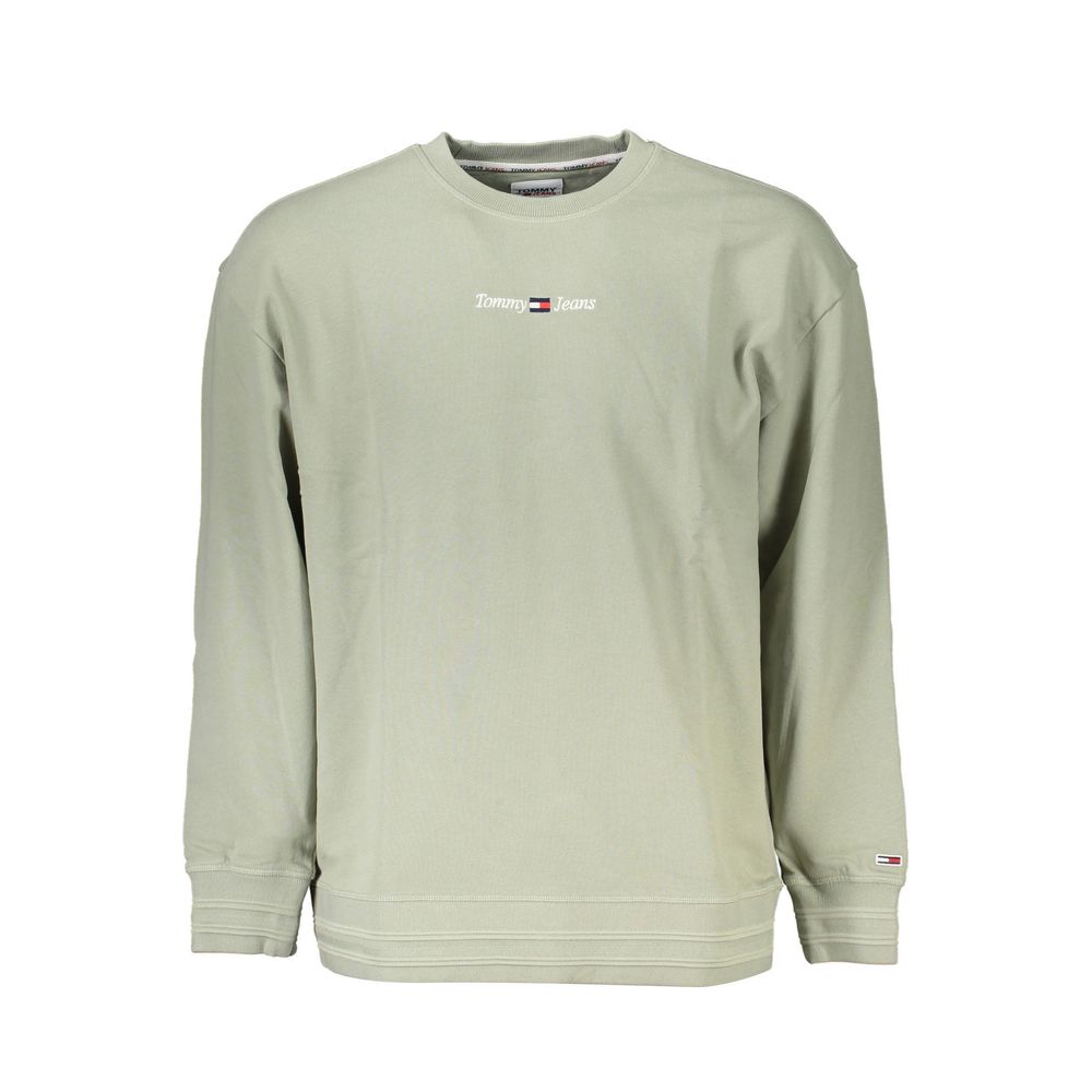 Pull en coton vert Tommy Hilfiger