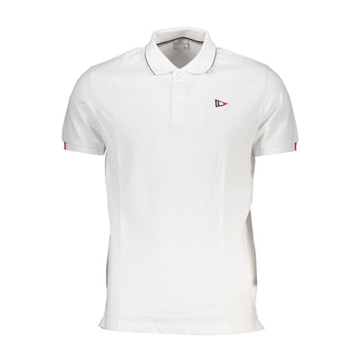 Polo Scuola Nautica en coton blanc
