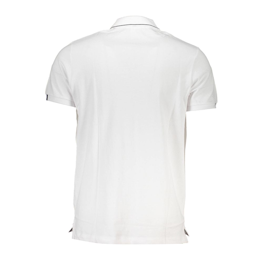 Polo Scuola Nautica en coton blanc