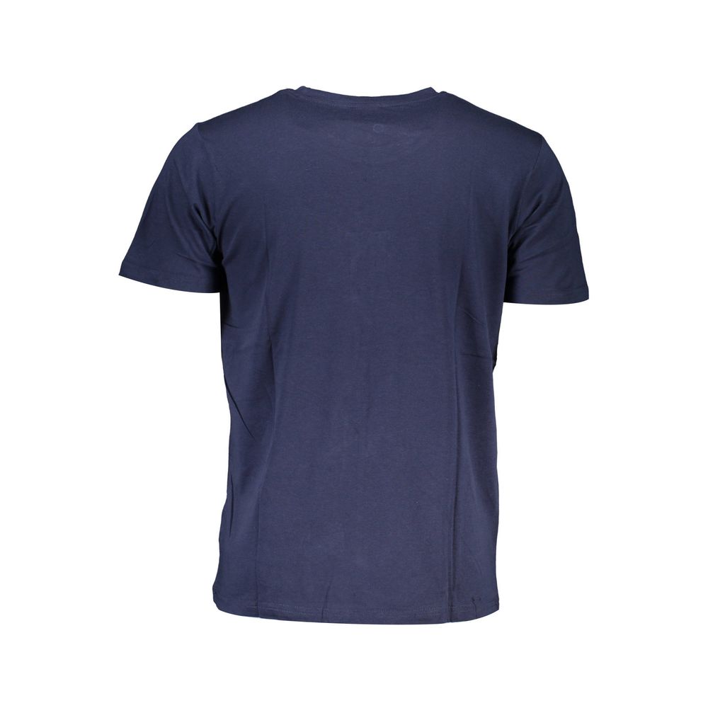 T-shirt en coton bleu Scuola Nautica
