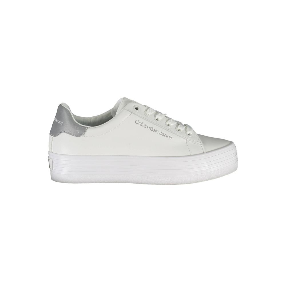 Baskets Calvin Klein en polyester blanc