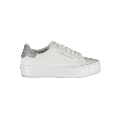Baskets Calvin Klein en polyester blanc