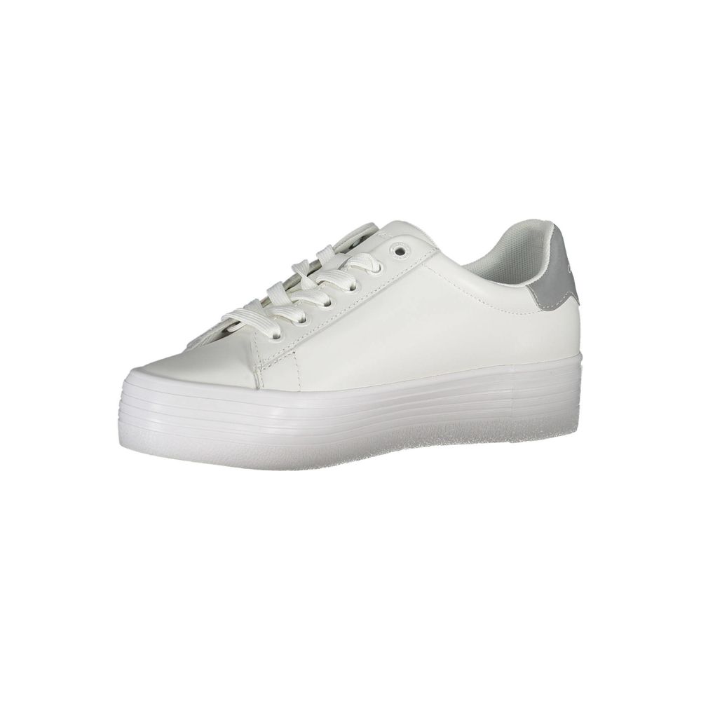 Baskets Calvin Klein en polyester blanc
