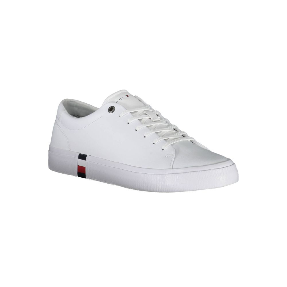 Tommy Hilfiger witte polyester sneaker
