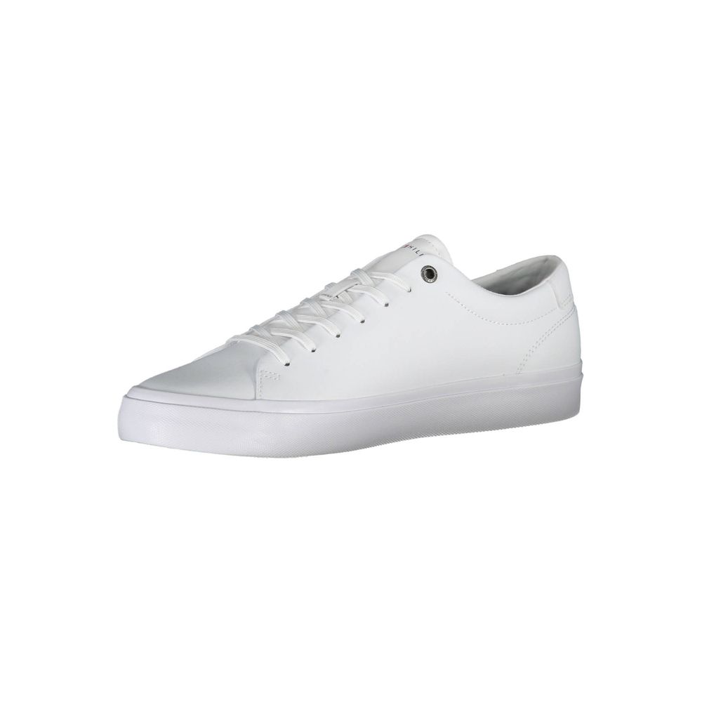 Tommy Hilfiger witte polyester sneaker