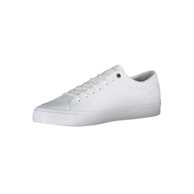 Tommy Hilfiger witte polyester sneaker
