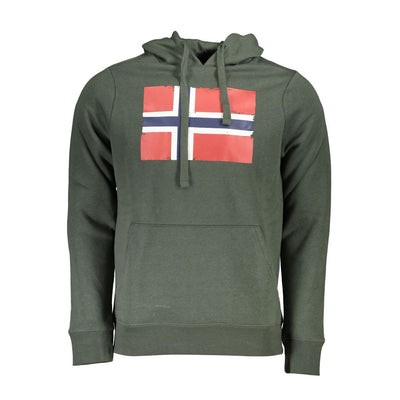 Pull en coton vert Norvège 1963