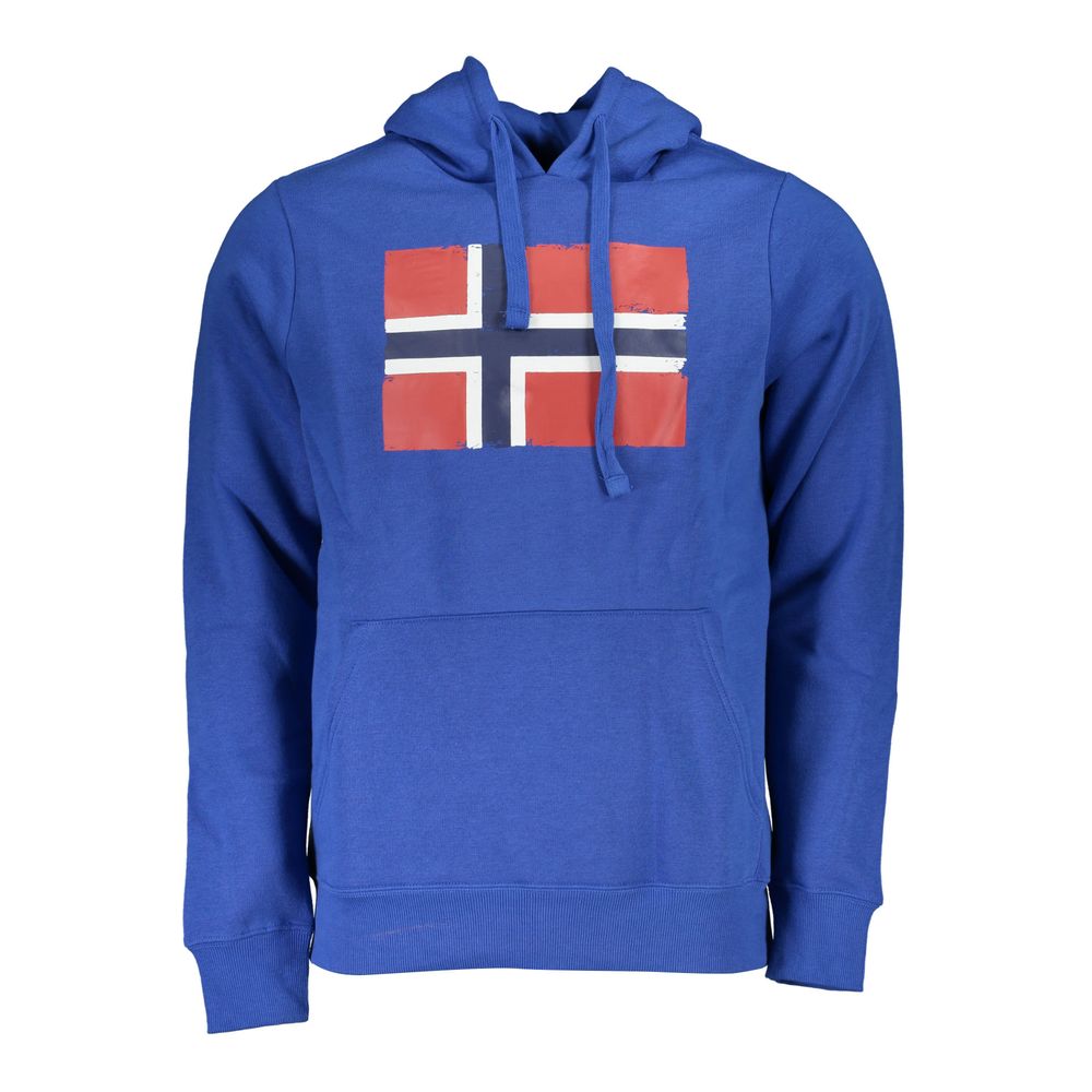 Pull en coton bleu Norvège 1963