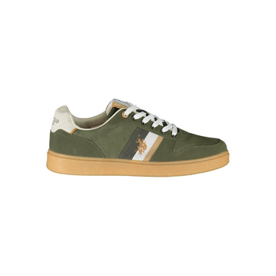 US POLO ASSN. Groene polyester sneaker