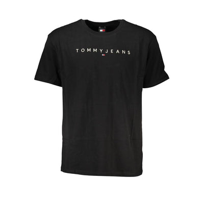 T-shirt en coton noir Tommy Hilfiger