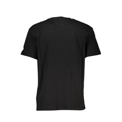 T-shirt en coton noir Tommy Hilfiger