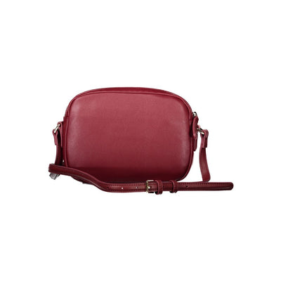 Sac à main Tommy Hilfiger en polyester rouge