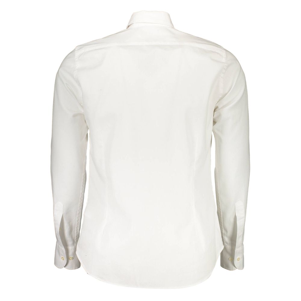 La Martina Wit Katoenen Shirt