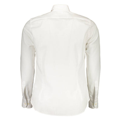 La Martina Wit Katoenen Shirt