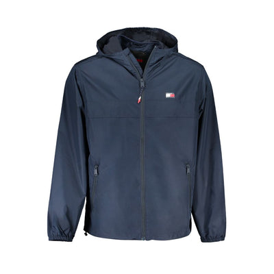 Veste en polyester bleu Tommy Hilfiger
