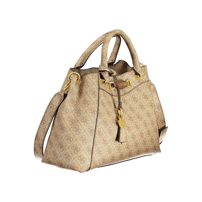 Sac à main Guess Jeans en polyéthylène beige