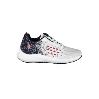 US POLO ASSN. Witte polyester sneaker