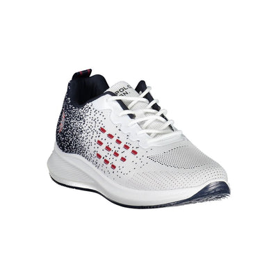 US POLO ASSN. Witte polyester sneaker