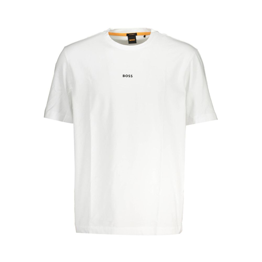Hugo Boss Wit Katoenen T-shirt
