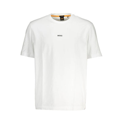 Hugo Boss Wit Katoenen T-shirt